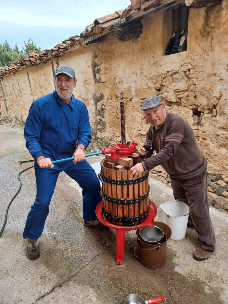 Momentos en la elaboración del vino