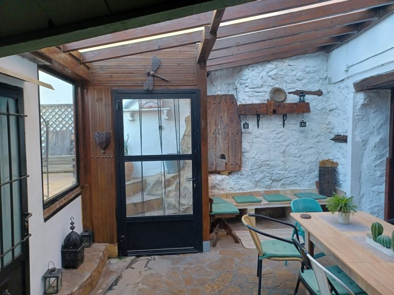 PB: Barbacoa acristalada.