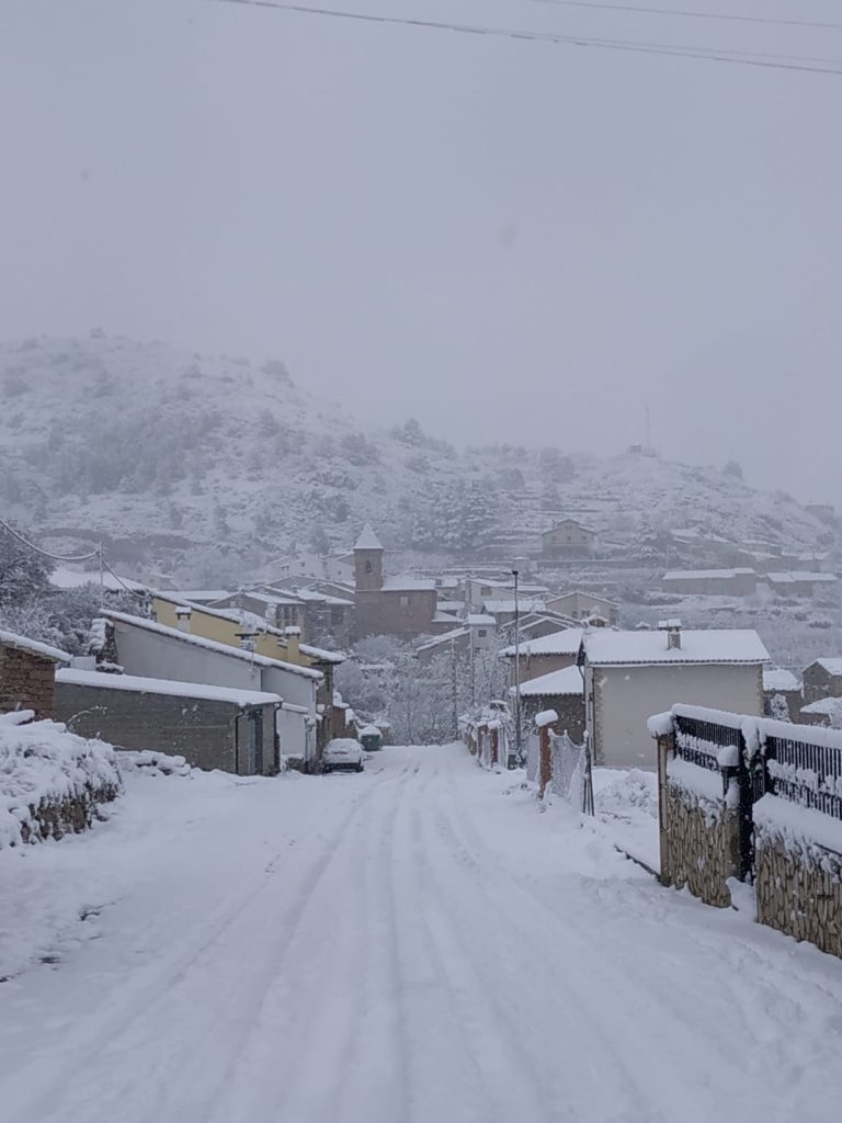 Imagen invernal de Fuentes