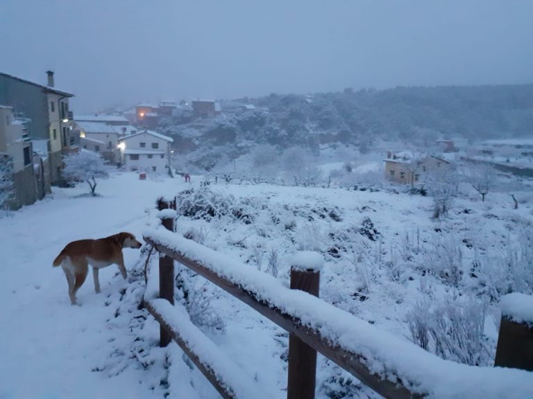 Imagen invernal de Fuentes